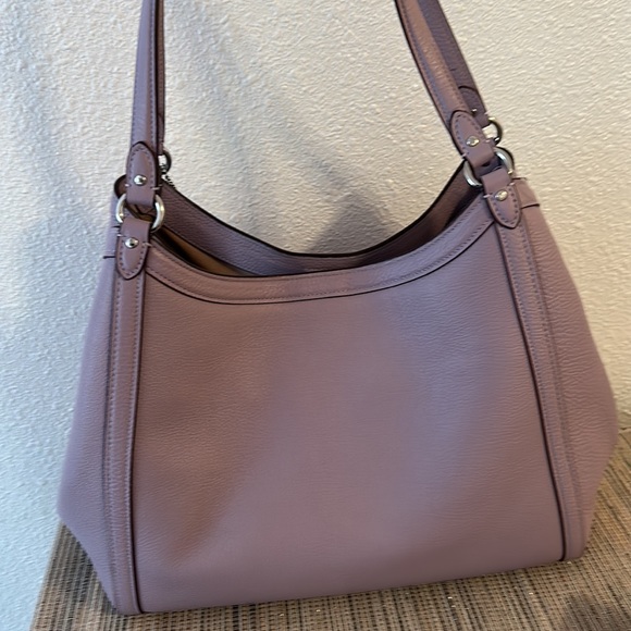 Coach Kristy Soft Lilac Purple Shoulder Bag and Slim Wallet Set - Picture 7 of 15